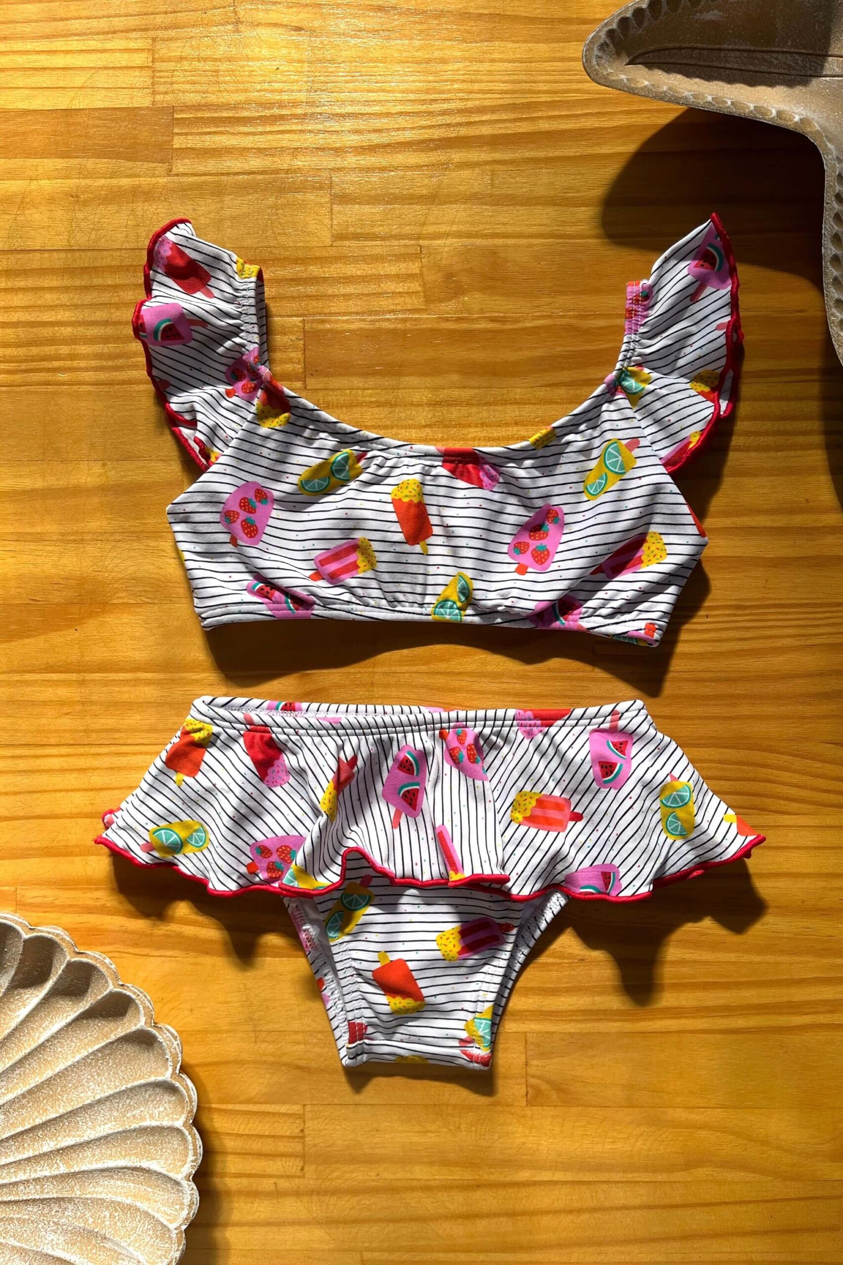 Conjunto Infantil Ciganinha Sensitel Sun Sorvete - Imagem 3