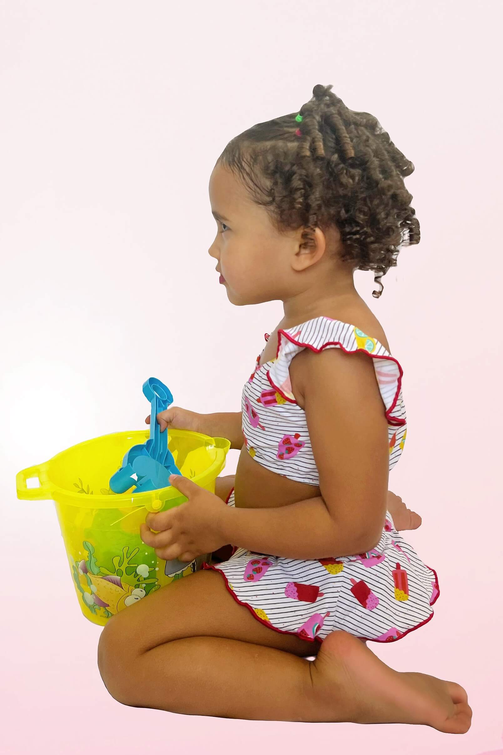 Conjunto Infantil Ciganinha Sensitel Sun Sorvete - Imagem 2
